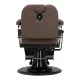 Gabbiano Carlos Barber Chair, Brown