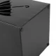 Modern Metal Umbrella Stand for Entryway and Office Hall, Black