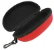 Hard Glasses Case with Zipper AG177F, Red