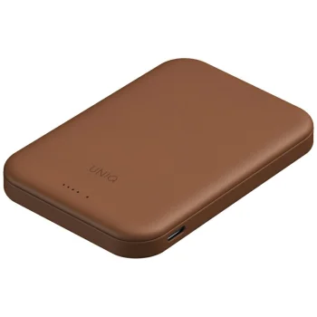 Uniq Lyden Lexa Magnetic 5000mAh PD USB-C MagSafe Power Bank - Brown