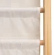 Kids Bookshelf, 76.5 cm, Wood/Fabric, Montessori Style