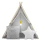 Nukido Kids Tent with LED Light, Grey