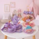 Iso Trade Kids Tea and Coffee Set with Sweets in a Suitcase, Multicolor