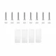 4-Way Locking Pet Door for Cats and Small Dogs, Clear