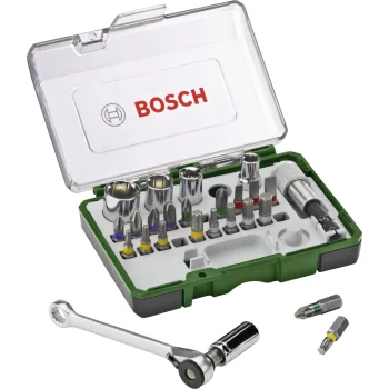 Screwdriver Bit and Ratchet Set Bosch Prom, 27 pcs.