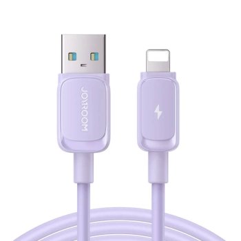 Joyroom S-AL012A14 USB to Lightning Cable, 2.4A, 1.2m, Purple