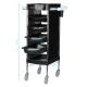 Gabbiano FX11-F Hairdressing Trolley, Black