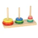 Wooden Educational Puzzle Toy, Tower of Hanoiwith Ring Pyramid