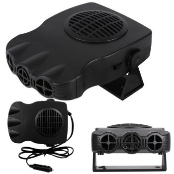 12V Portable Car Heater and Fan, 200W Plug In Windshield Defroster for Fast Heating