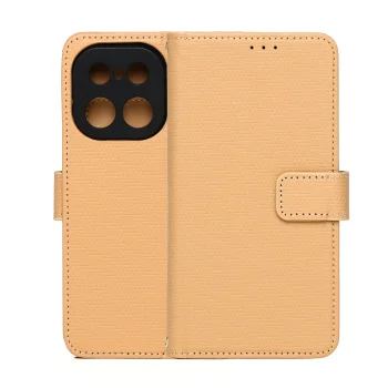 Smart Triangle Wallet Case for Realme 16 Pro Plus 5G Brown