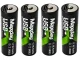 AA Li-Ion 1.5V 2200mWh Rechargeable Batteries with USB-C, 4 pcs