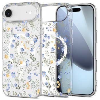 Tech-Protect FlexAir MagSafe Phone Case Cover iPhone 17 Air - Daisies with Leaves