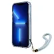 Guess iPhone 13 / 13 Pro Case Translucent Strap, Blue