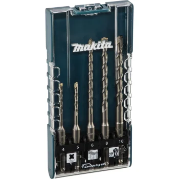 Makita E-15718 SDS-Plus Concrete Drill Bit Set, 5 Pcs