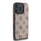 Guess Peony Script MagSafe case for iPhone 16 Pro Max - brown