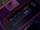 RGB LED žaidimų pelės kilimėlis XL, 80x30 cm, juodas