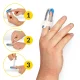 4FIZJO Finger Splint Stabilizer MED, Size S, Silver