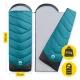 Mountain Goat Mummy Camping Sleeping Bag 210 x 73 cm, Blue