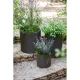 Flower Pot Set Keter Cylinder Planters S+M+L (3 Pcs), Brown