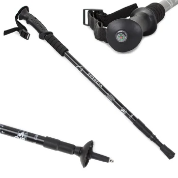 Nordic Walking and Trekking Pole (1 pc), Black