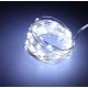 LED Wire String Lights 10m 100 LED, Cold White