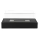 Tabletop Bio Ethanol Fireplace Smokeless Ventless Indoor Portable Fire Pit, Black
