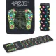 4Fizjo Acupressure Foot Massage Mat with Stones 175 x 35 cm, Black