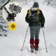 Trekking and Nordic Walking Poles MOUNTAIN GOAT PEAK+ Blue