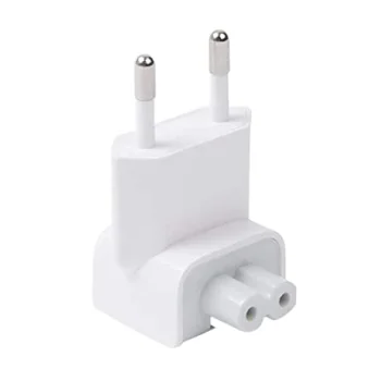 Laptop Power Adapter Plug for APPLE EU, White