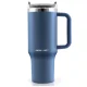 Berdsen Vacuum Thermos Mug with Straw Set, 1180 ml, Navy Blue