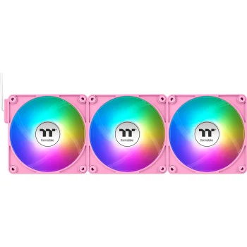 Thermaltake CT140 EX Reverse ARGB Sync PC Fans, Pink, 3 Pack