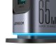 Joyroom JR-TCM02 GaN 65W charger charging station 4xUSB-C 2xUSB-A UK plug - gray