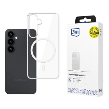 3Mk Protection MagCase for Samsung Galaxy S25+ Transparent