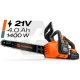 Cordless Chainsaw 12 Inch Humberg Hm-436 Wood Cutting Saw
