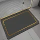 Bathroom Mat 40x60cm, Black