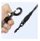 Purlov Reflective Dog Leash with Handle, 3m, Black