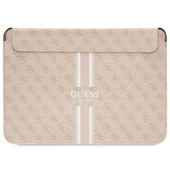 Guess 4G Printed Stripes Laptop Sleeve for 14" Devices - Pink