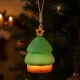 Silicone LED Night Light Christmas Tree, USB, 3 Modes, Green/Brown