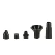 LUARO Solar Pond Fountain, Floating Garden Water Pump 16cm, Black