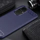 Huawei P50 Carbon Flexible Cover TPU Case, Blue