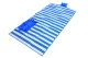 Beach Folding Blanket + Pillow + Bag Set, Blue
