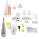 Деревянный кукольный домик XXL Ecotoys 4127 Пудровая резиденция