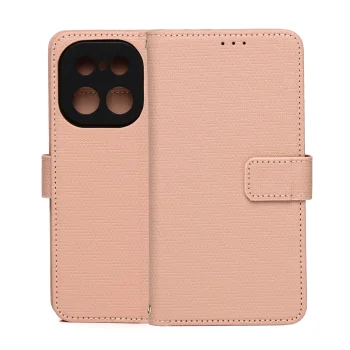 Smart Triangle Wallet Case for Realme 16 Pro Plus 5G, Pink