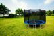 Bauerkraft Garden Trampoline with Outer Net and Ladder, 304-312 cm