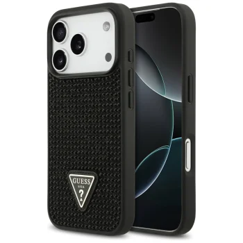 Phone Case Guess iPhone 17 Pro Rhinestone Black