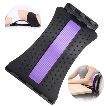 Back Massage Magic Back Stretching Device, Purple