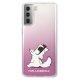 Karl Lagerfeld Samsung Galaxy S21+ Case Choupette Fun, Pink