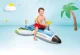 Inflatable Airplane Ride-On with Water Gun INTEX 57536, Blue