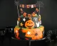 Halloween Cake and Cupcake Topper, Paper Garland on Sticks