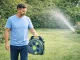 DIVODV Garden Hose with Wall Reel 1/2\", 15m
